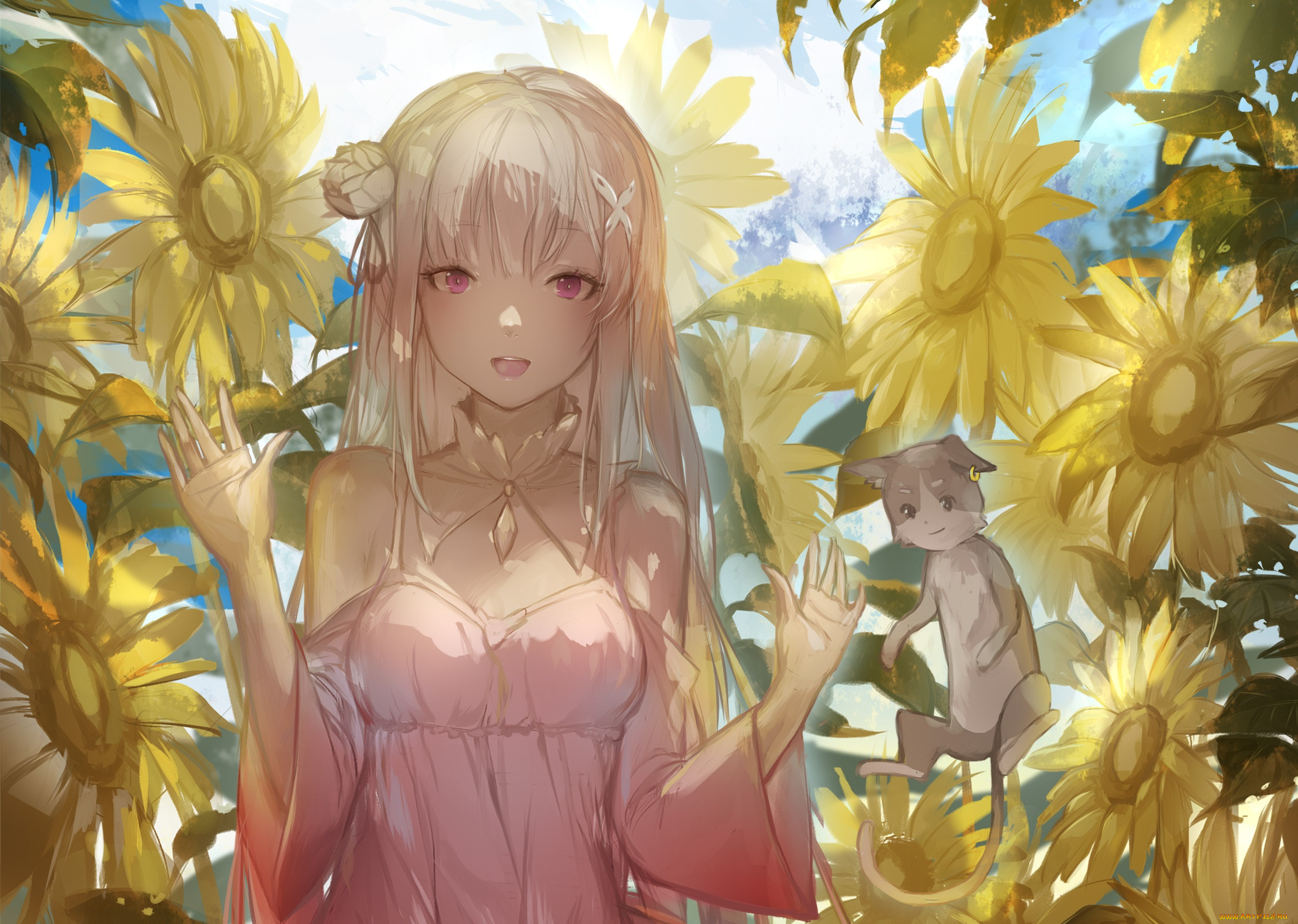 , re,  zero kara hajimeru isekai seikatsu, emilia